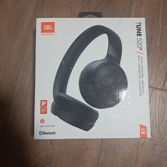 Беспроводные наушники JBL Tune 520BT (Черные)