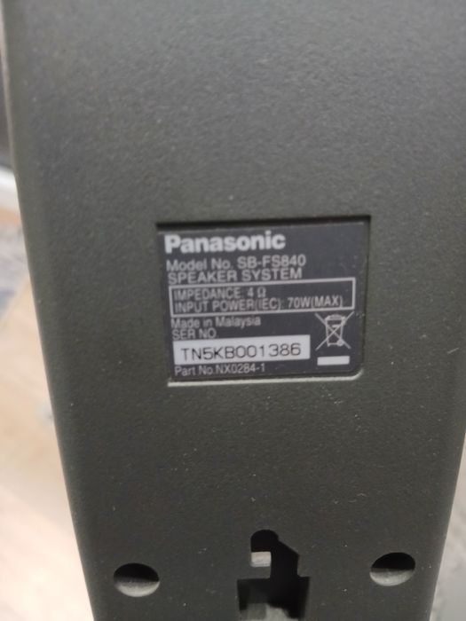 Sistem 5.1 panasonic