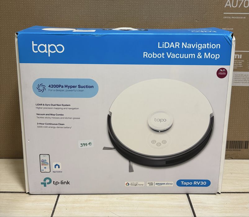 MDM vinde: Aspirator robot Tp-Link Tapo RV30.