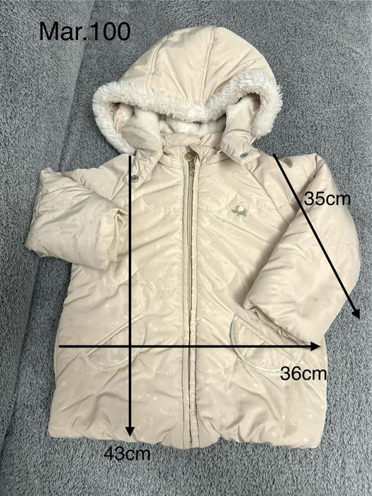 Geaca de toamna pentru fete Mar.100(3-4Ani)