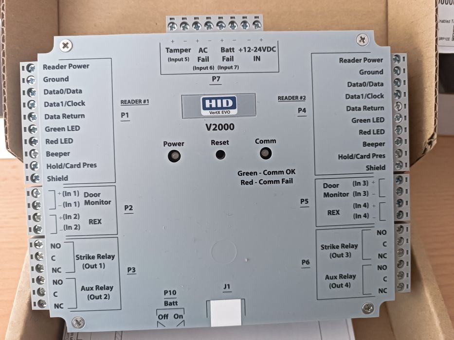 HID 72000BEP0N01A. Сетевой дверной IP-контроллер VertX EVO V2000