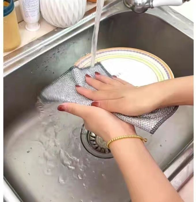 Узелковая сетка для мытья посуды