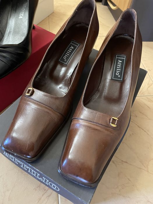 Кожени обувки, дамски, италиански