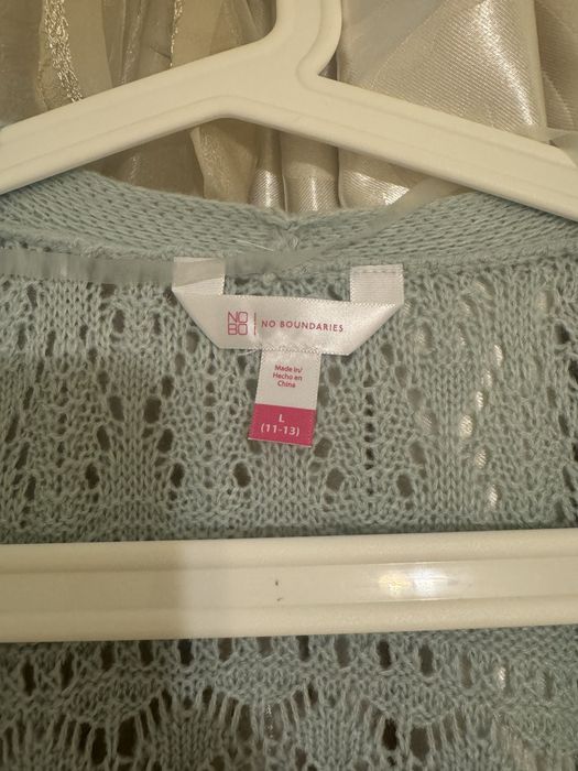 Cardigan NOU pulover lung NO BOUDARIES masura L tricotat oversize