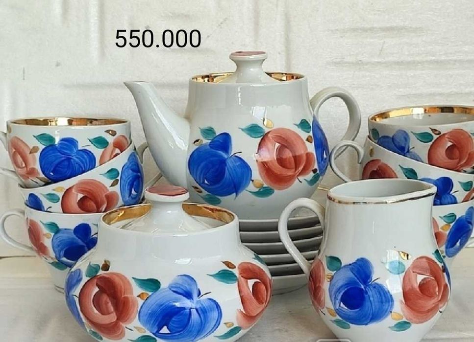 Винтажный 1970 г чайний сервиз