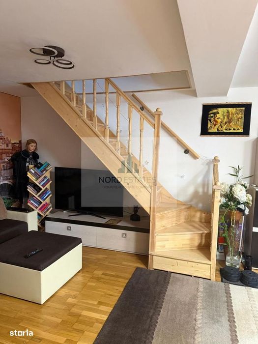 Apartament 2 camere plus mansardă-centrala termica-Parcare