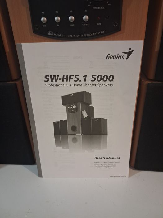 Sistem genius 5.1,5000 cu telecomanda