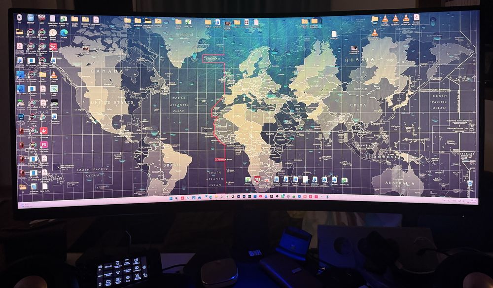 Minitor gaming curbat LED Dell 34 QHD 144Hz