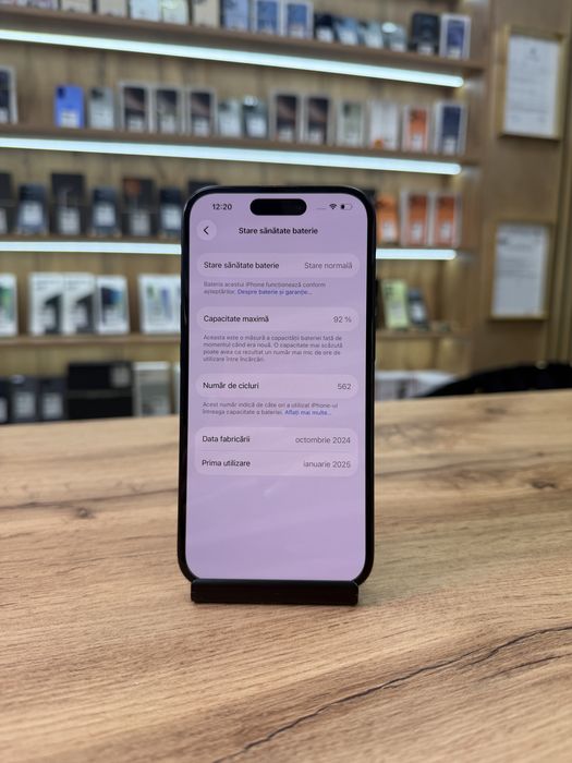 ‼️ iPhone 16 Black - Sanatate bat.92% - Garantie 12 luni