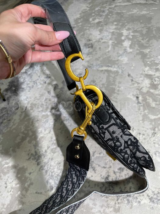 Geanta Saddle Bag Eco Textil cu bareta inclusa