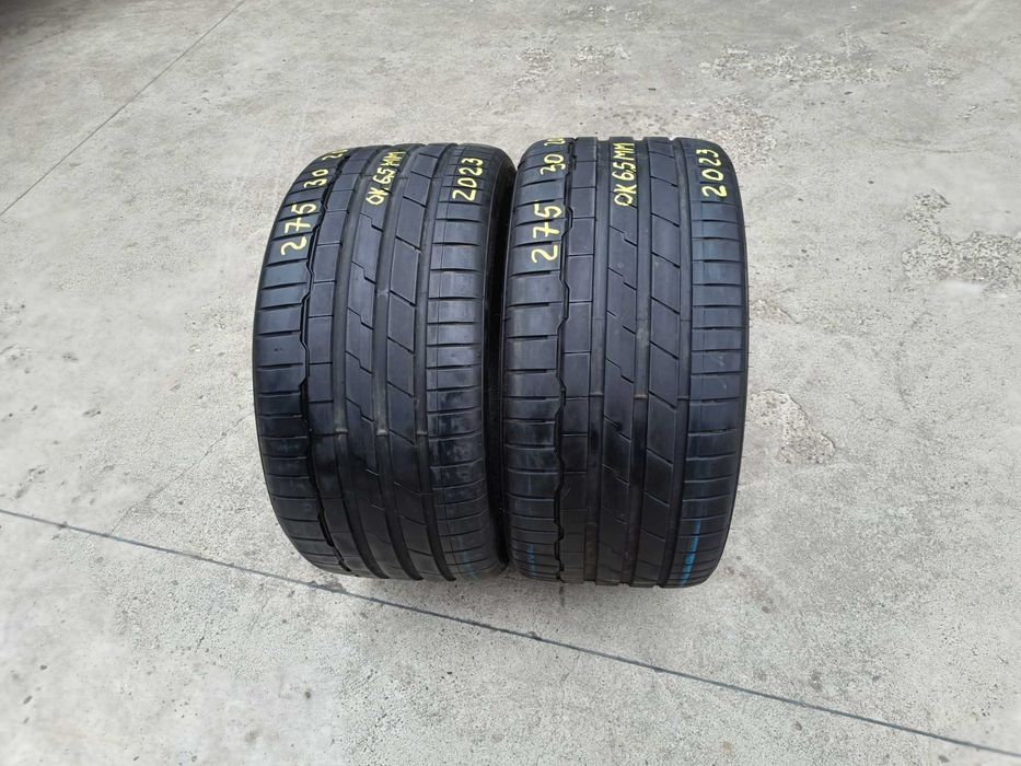 Doua anvelope vara 275 30 20 hankook S1 evo3 profil 6,5 mm dot 2023