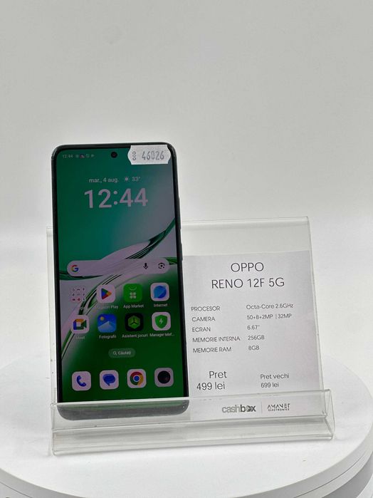 Oppo Reno 12F 256GB Garantie 24 Luni CashBox