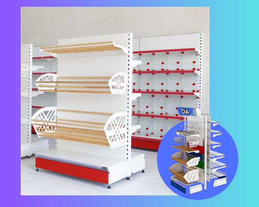 Стеллаж металлический сборный, konstruktiv metall stellajlar