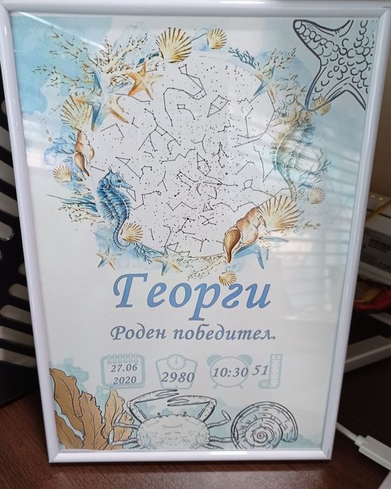 Звездни карти с рамка