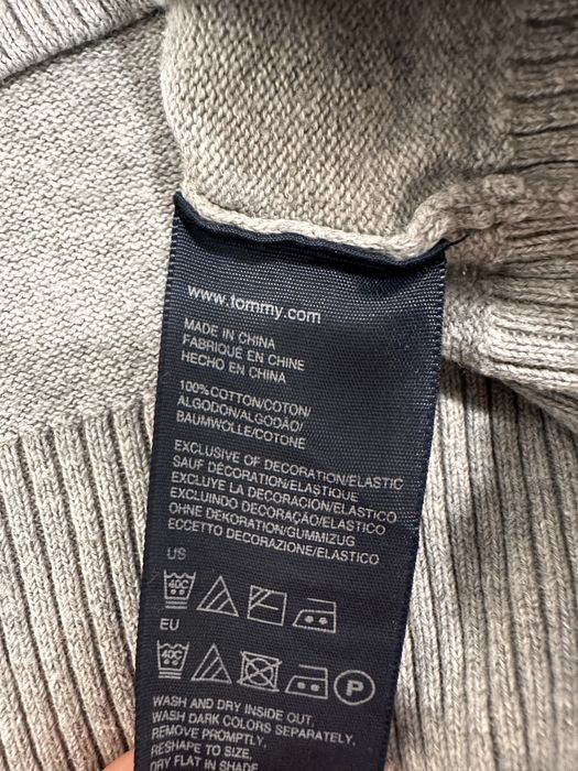 Bluza Tommy Hilfiger gri marimea L