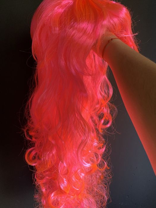 Peruca pt petreceri roz