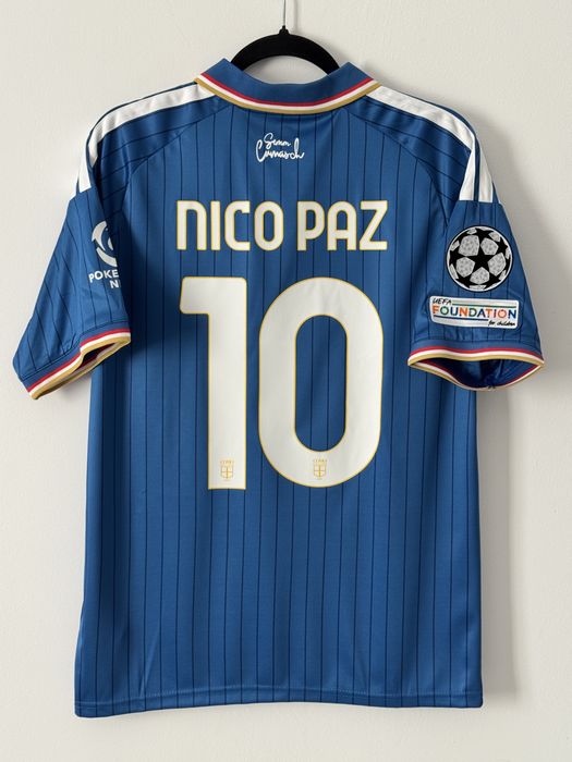 Tricou fotbal Como Home Nico Paz