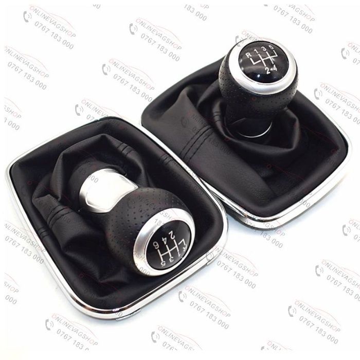 Nuca piele S-line + manson schimbator Volkswagen Bora Golf 4