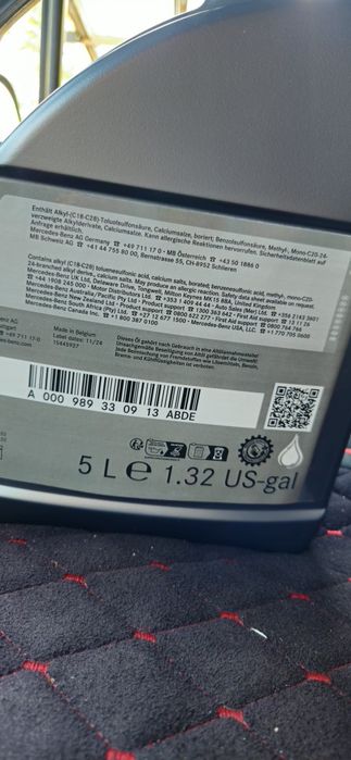 Ulei Original Mercedes