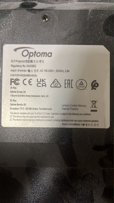 Проектор Optoma