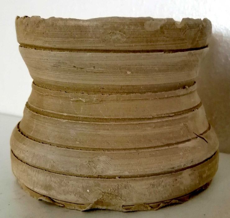 Recipient lut lucrat manual vaza handmade