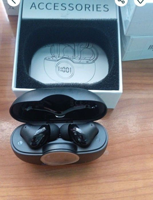 Căști wireless Rinsmola G21 PRO, S4 Hi-Fi, noi sigilate, perfecte pentru alergare. Preț 30 RON.