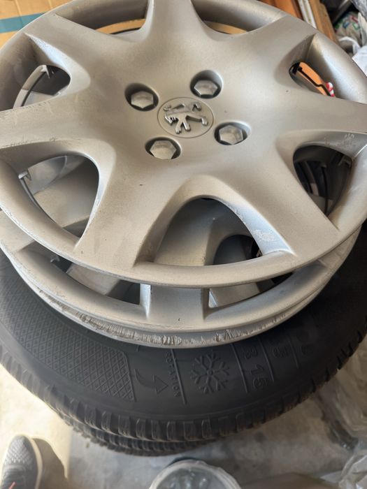Зимни гуми клебер Дот1817 195/65/15 с джанти и тасове