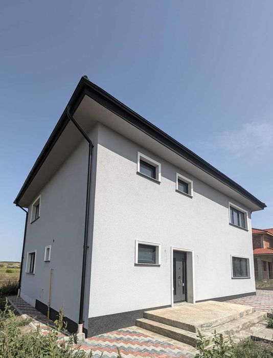 Casă unifamilială 177,5 mp utili, semifinisată – Teren 490 mp, Jucu de Sus (Construită pentru uz personal)