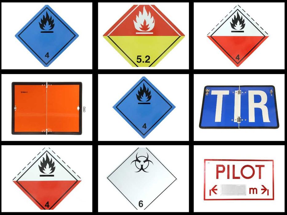Обозначителни табели и стикери за камион