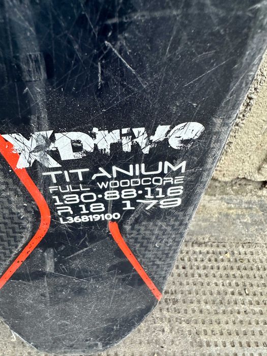 schi salomon x drive titanium L180cm