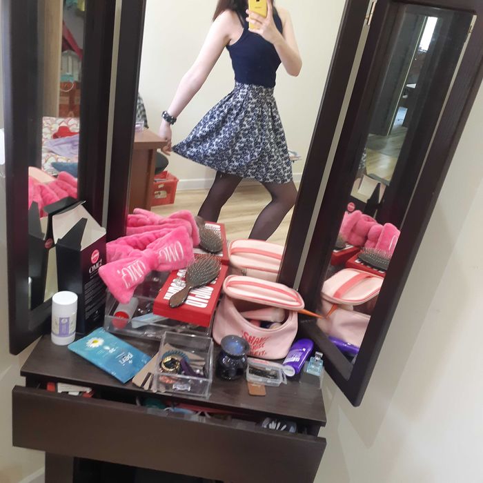 Юбка-колокол на талии Kira Plastinina, снятость, 44 размер