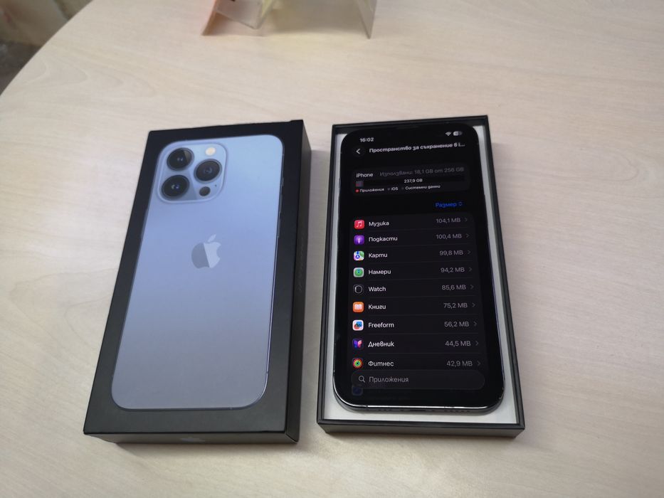 Iphone 13 Pro-256gb - Sierra Blue /100%Battery health