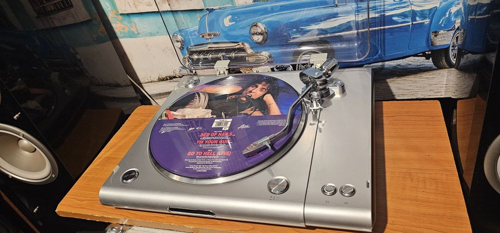 Pick-up picap turntable pickup TCM 259958 - cu ieșire USB
