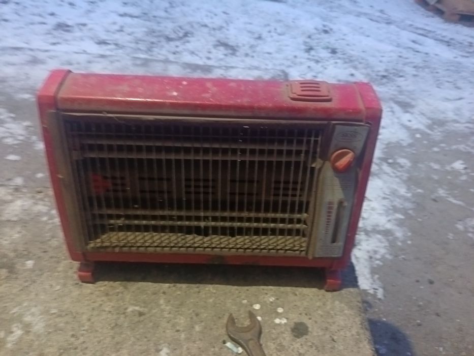 Обогреватель в рабочем состоянии