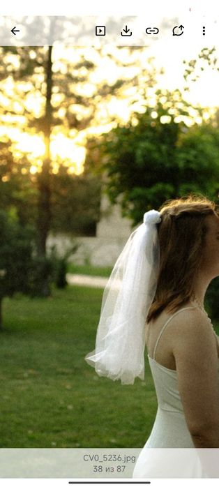 фата для свадьбы/девичника