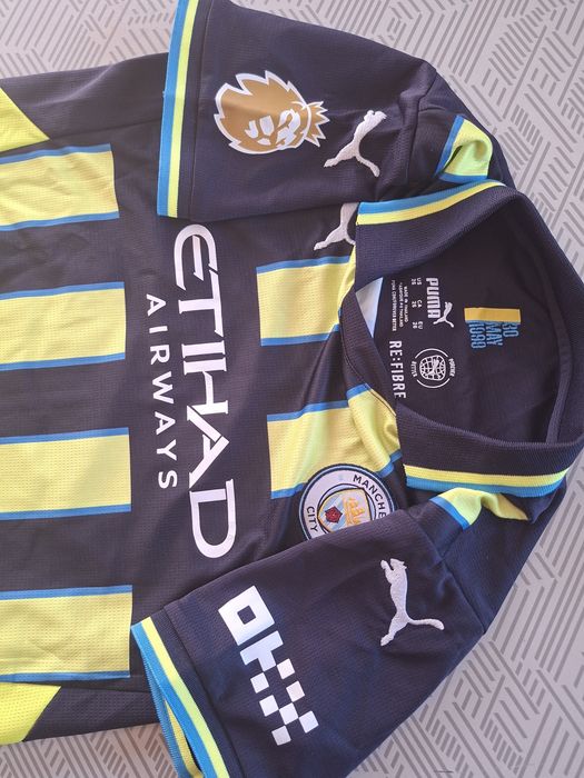 Tricou fotbal copii Man City Rodrigo - Puma Original