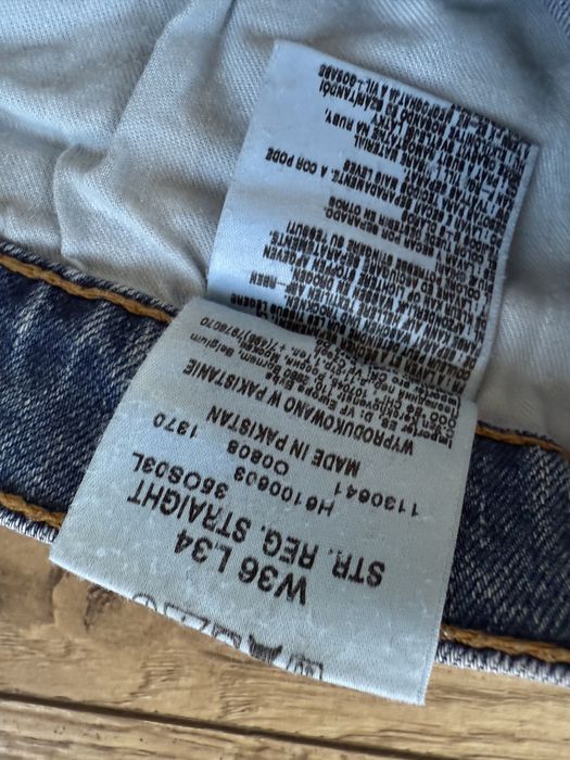 Blugi WRANGLER Hero Albastru Barbati | Marime 36 x 34 (Talie 92 cm)