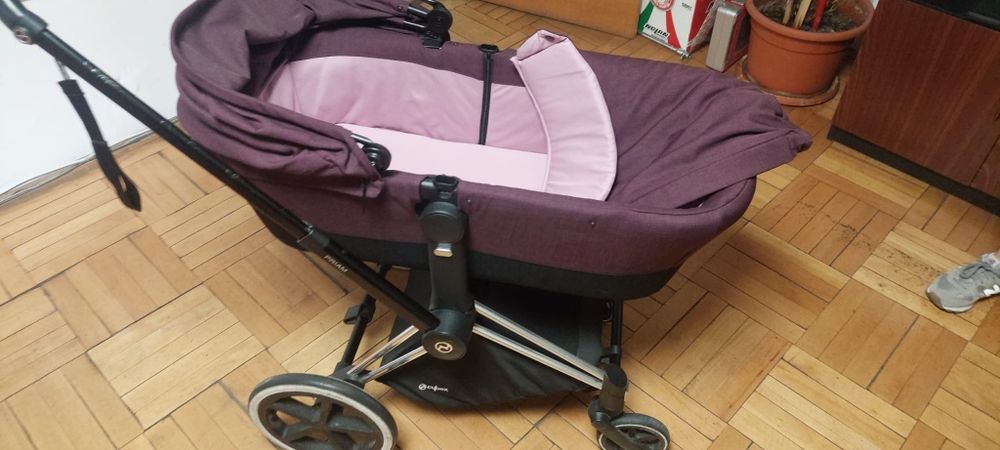 SET CYBEX PRIAM (Landou+Scaun sport+Scoica auto cu baza QFix)