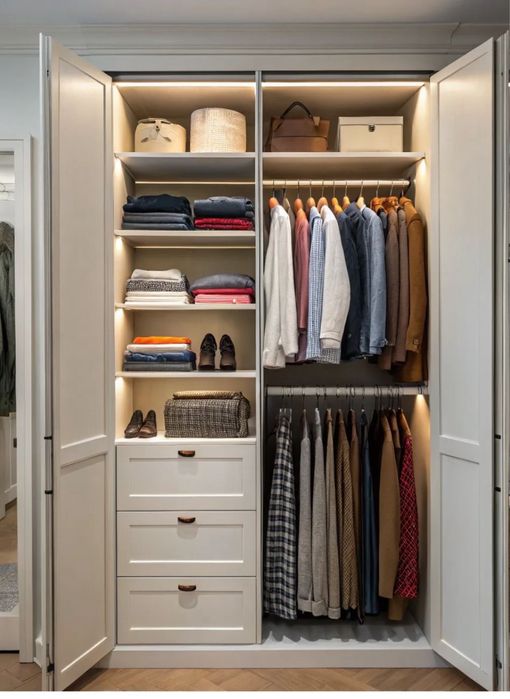 Разберу сложу вещи в шкаф