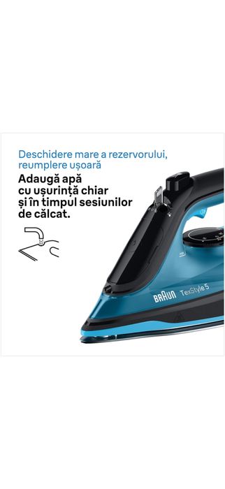 Fier de calcat Braun TexStyle 5 SI5256BL, 2600W