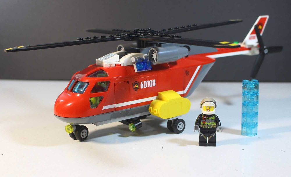 Лего Пожарникарски вертолет и мотор 60108 Lego Fire Response Unit