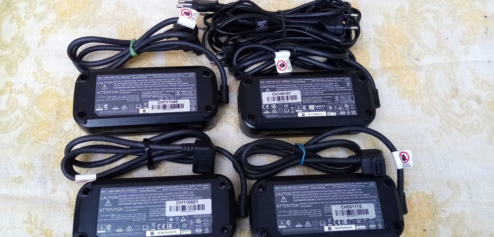 Зарядни Shimano за електрически велосичед