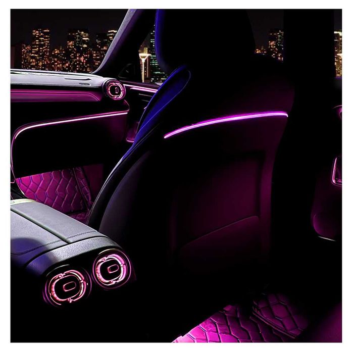 Lumini ambientale spatar scaune Mercedes C W206 2022–2026 64 culori