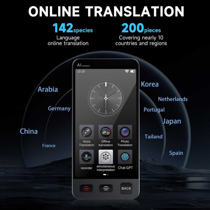 AI Translator M80 Pro — Портативный Умный Переводчик. Есть доставка