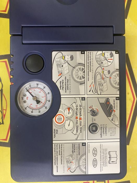 Compresor auto umflat roti kit pana OE SUV Hyundai Tucson Santa Fe Kia