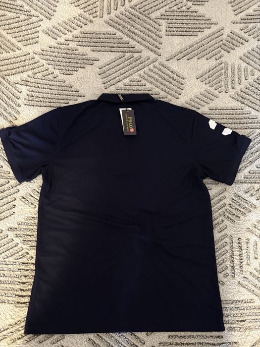 Tricou Polo Ralph Lauren blue big logo