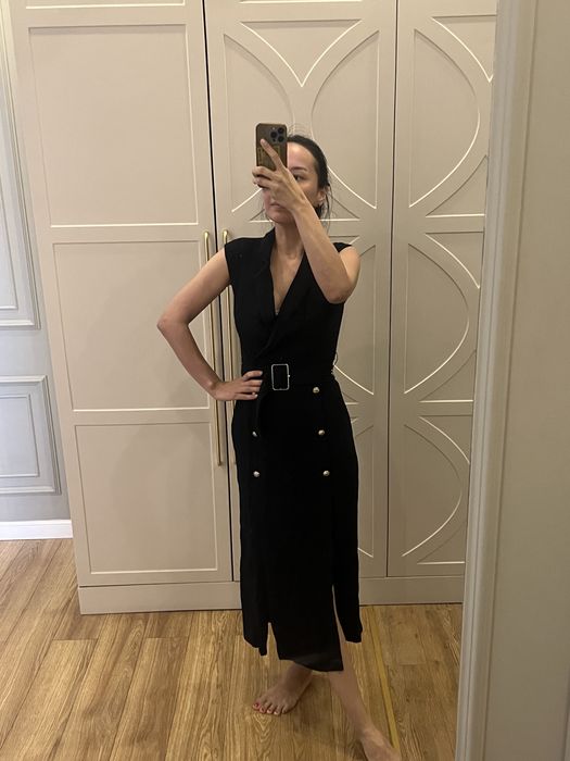 Темно синее платье Uterque