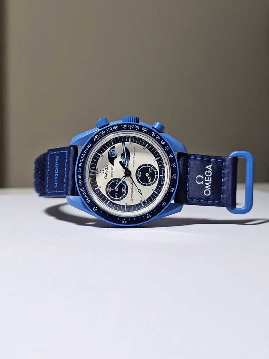 Omega Swatch Mission to the Super Blue Moonphase