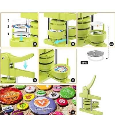 Аппарат для изготовления значков, значкодел 58 мм