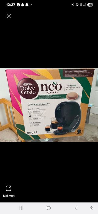 Espressor capsule Nescafé Dolce Gusto Neo Krups – Nou la cutie